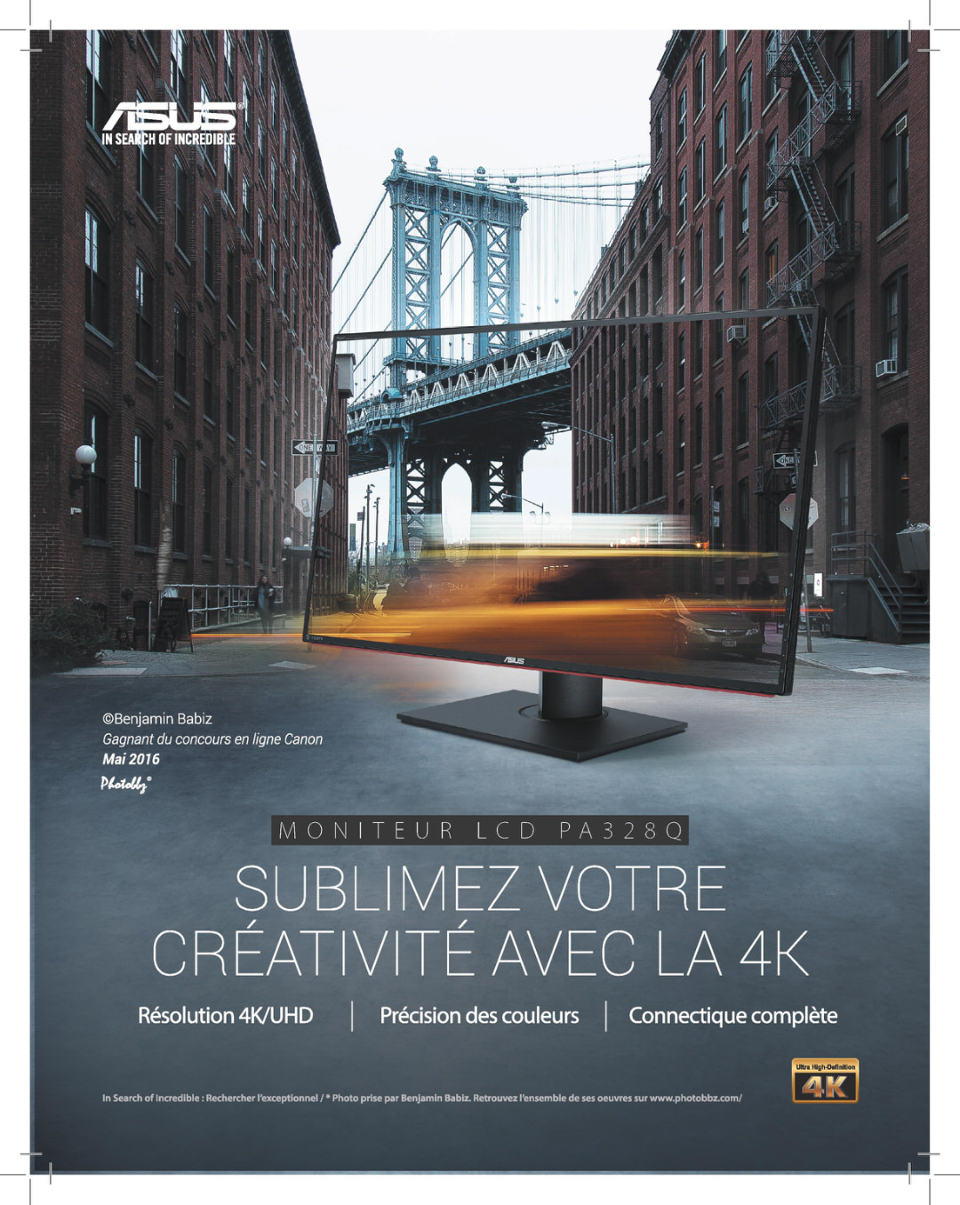 publicite asus polka photographie new york
