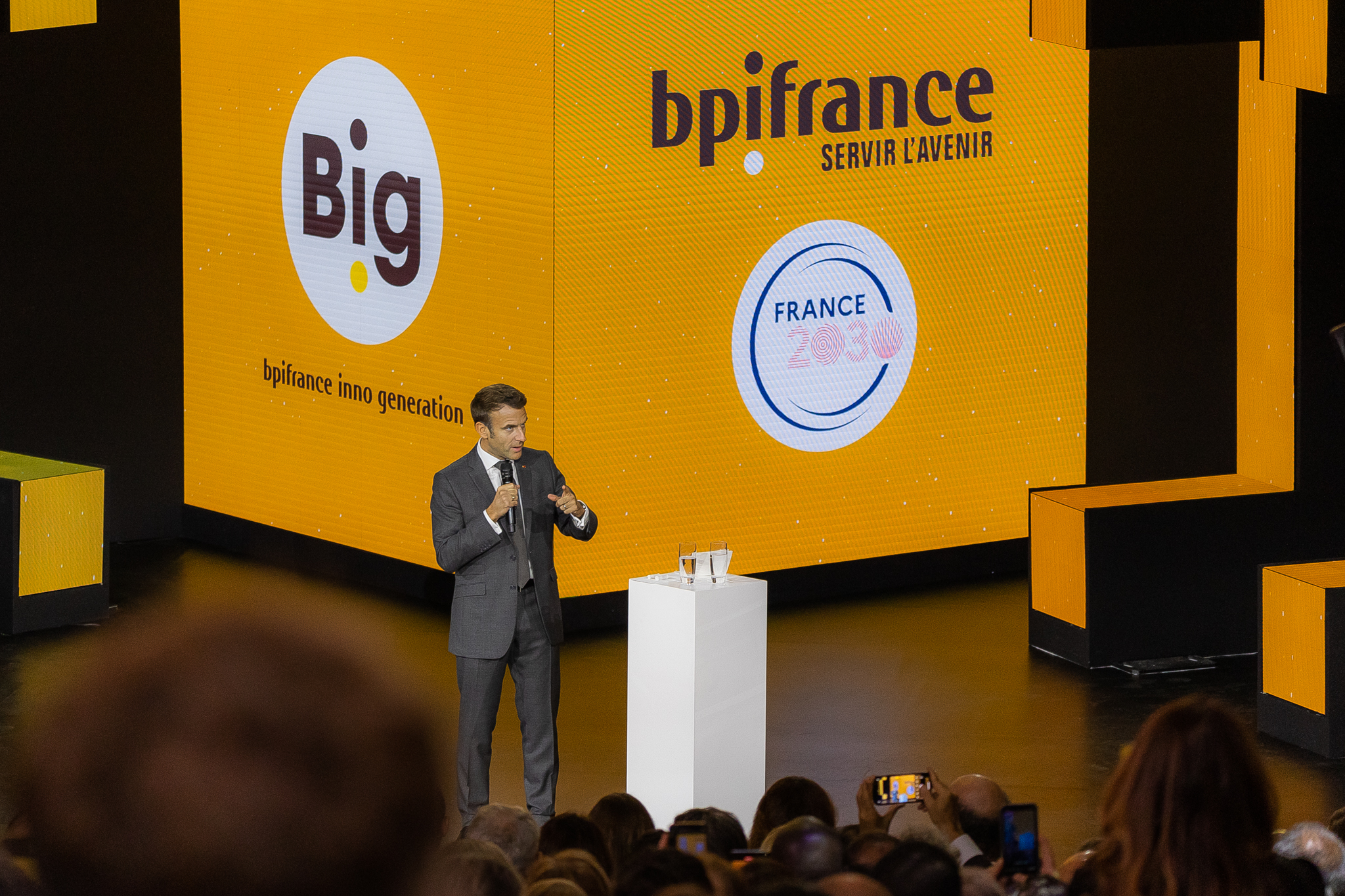 Emmanuel Macron BPI France 2023 president france